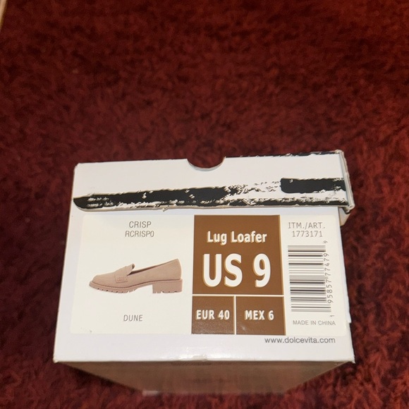 Beige Lug Loafers for Women Size 9 Dune - Picture 8 of 10